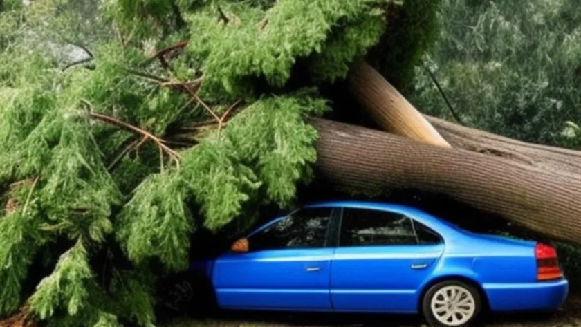 Chroń swój samochód przed spadającymi drzewami