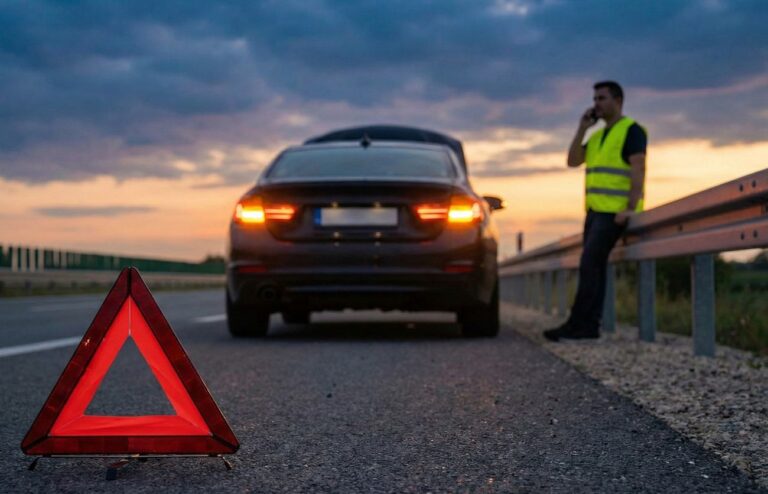 Awaria pojazdu lub kolizja: Twój niezbędnik przetrwania na drodze